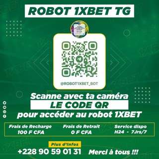 CANAL ROBOT 1XBET TG🤖