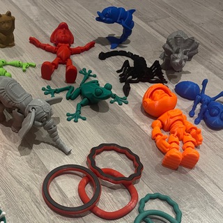 Хобби, STL 3MF Flexi модели и Игрушки