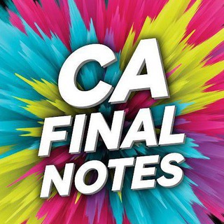 CA Final Notes & Updates