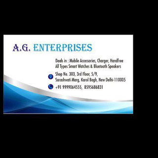 A.G Enterprises, 8595686831,9999064555, +91 11-69262861