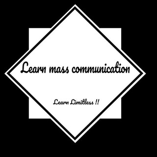 Learn MASS COMMUNICATION