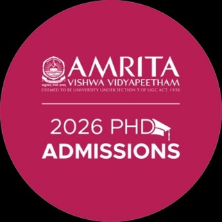 Amrita PhD Admissions 2026