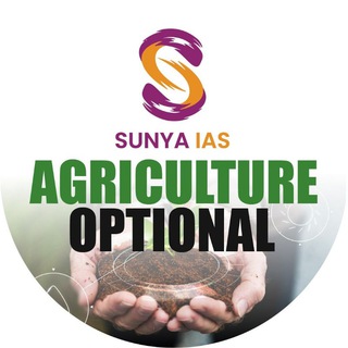 Agriculture Optional - Sunya IAS
