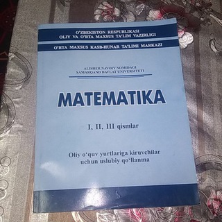 Samarqand toʻplam yechimlari (MATEMATIKA)